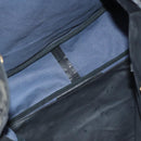 CHANEL Chain Shoulder Bag Coated Canvas Black CC Auth ep4383-10