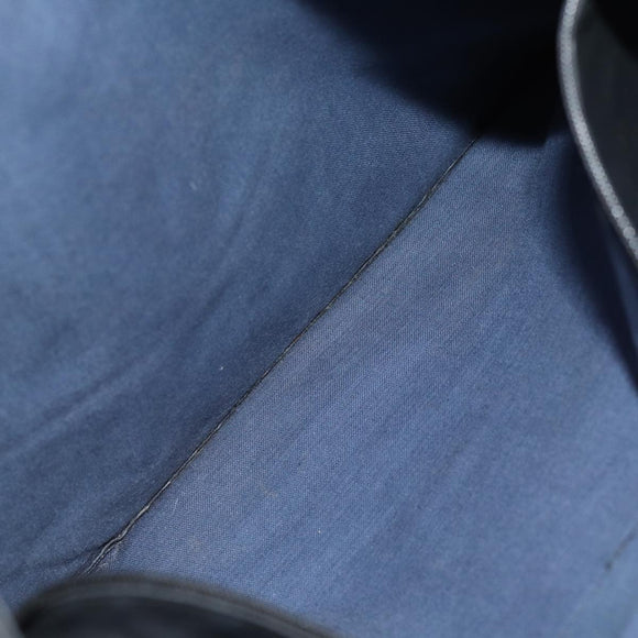 CHANEL Chain Shoulder Bag Coated Canvas Black CC Auth ep4383