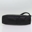 CHANEL Chain Shoulder Bag Coated Canvas Black CC Auth ep4383-5