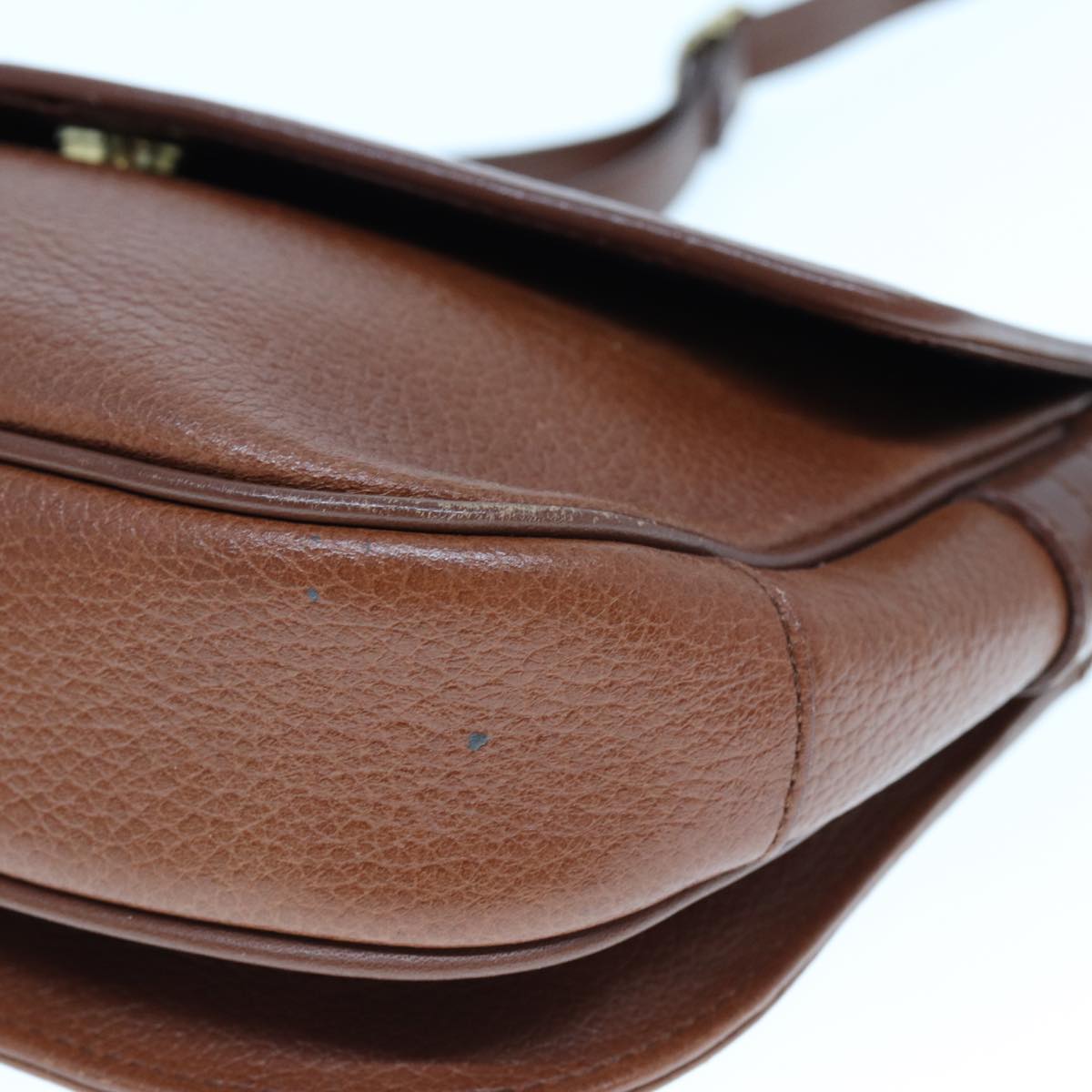 Burberrys Shoulder Bag Leather Brown Auth ep4387