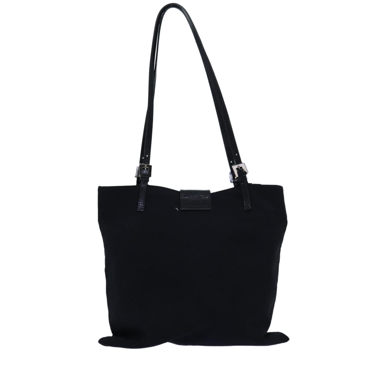 FENDI Tote Bag Nylon Black Auth ep4415 - 0