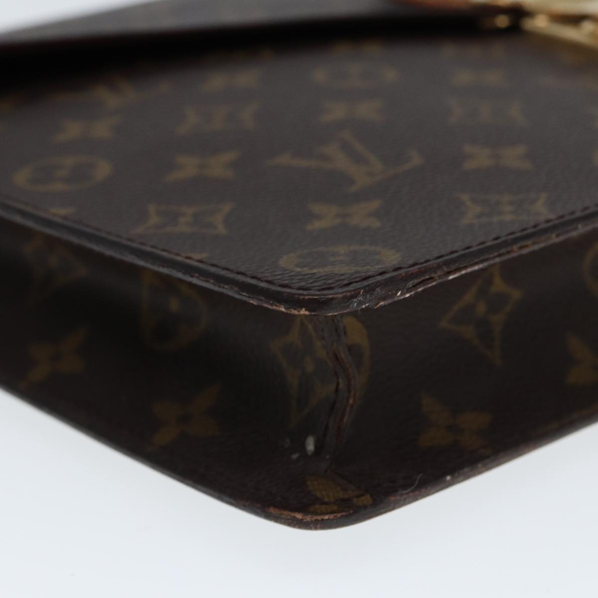 LOUIS VUITTON Monogram Porte Documents Senatur Briefcase M53335 LV Auth ep4418