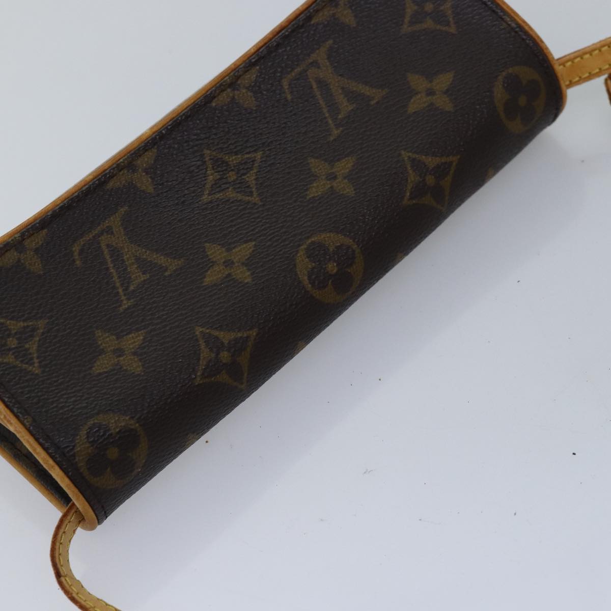 LOUIS VUITTON Monogram Pochette Twin PM Shoulder Bag M51854 LV Auth ep4427