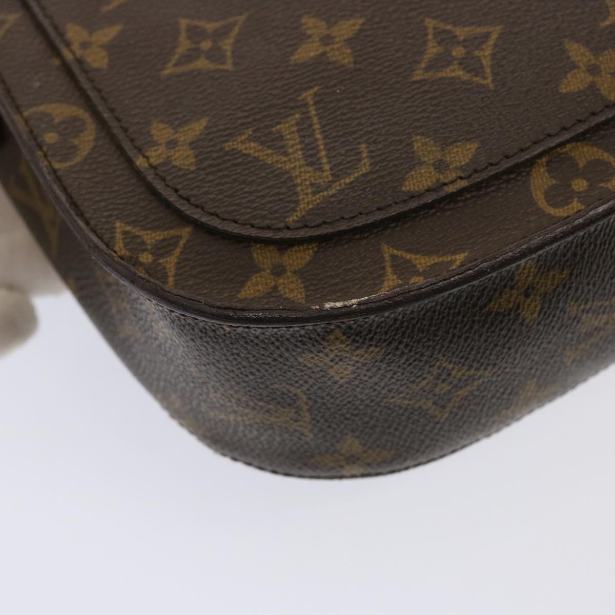 LOUIS VUITTON Monogram Saint Cloud GM Shoulder Bag M51242 LV Auth ep4430