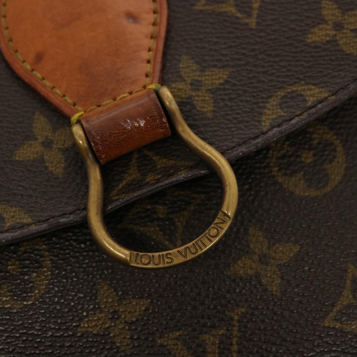 LOUIS VUITTON Monogram Saint Cloud GM Shoulder Bag M51242 LV Auth ep4430