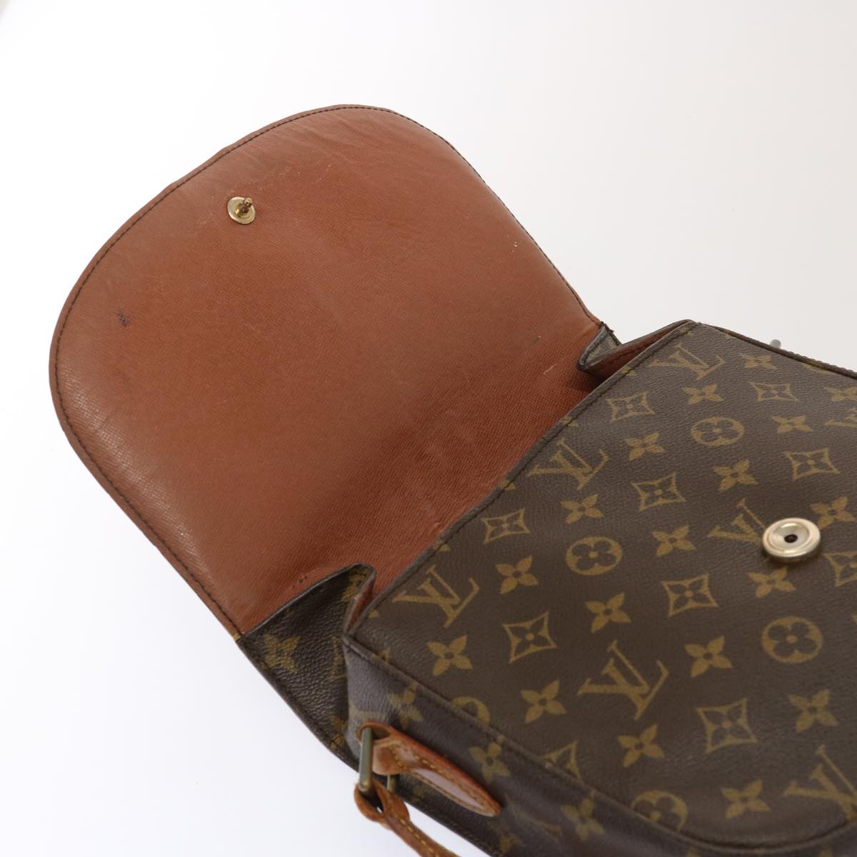 LOUIS VUITTON Monogram Saint Cloud GM Shoulder Bag M51242 LV Auth ep4430