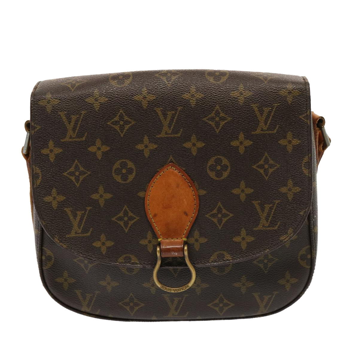 LOUIS VUITTON Monogram Saint Cloud GM Shoulder Bag M51242 LV Auth ep4430