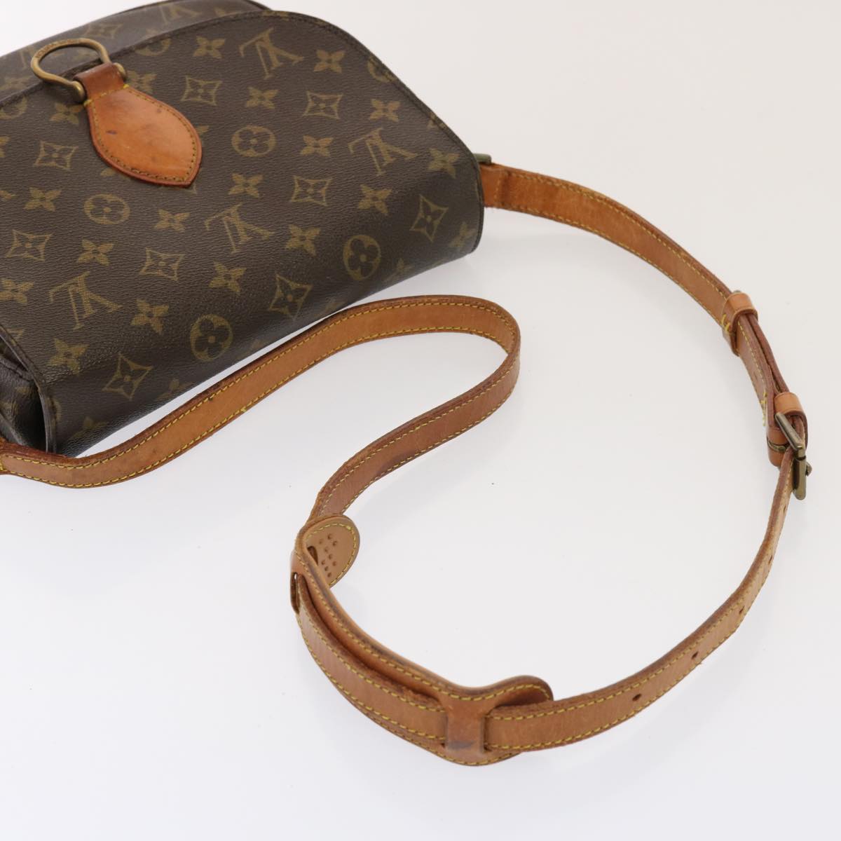 LOUIS VUITTON Monogram Saint Cloud GM Shoulder Bag M51242 LV Auth ep4430