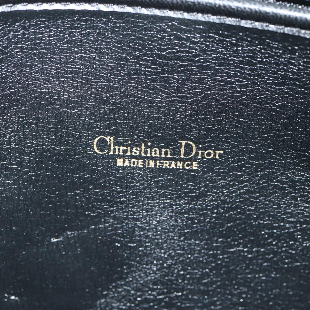 Christian Dior Trotter Canvas Clutch Bag Black Auth ep4442