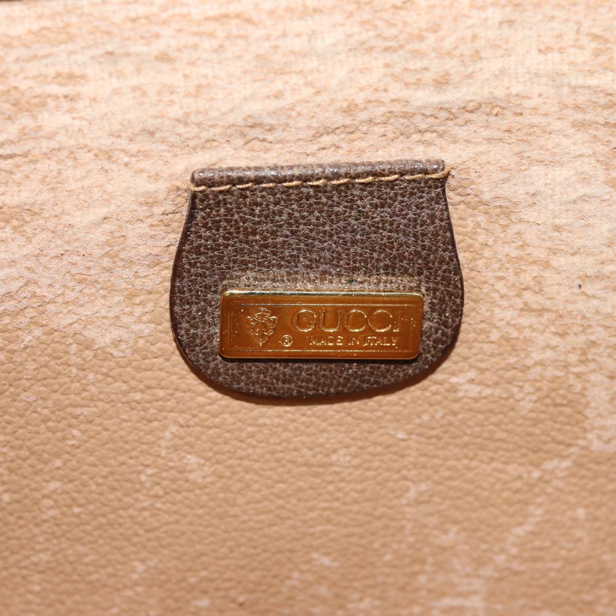 GUCCI GG Supreme Shoulder Bag PVC Leather Beige 004 89 1041 Auth ep4446