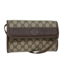 GUCCI GG Supreme Shoulder Bag PVC Leather Beige 004 89 1041 Auth ep4446-1