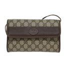 GUCCI GG Supreme Shoulder Bag PVC Leather Beige 004 89 1041 Auth ep4446-13