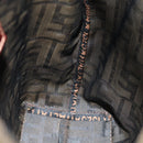 FENDI Zucca Canvas Hand Bag Black Brown Auth ep4447-18