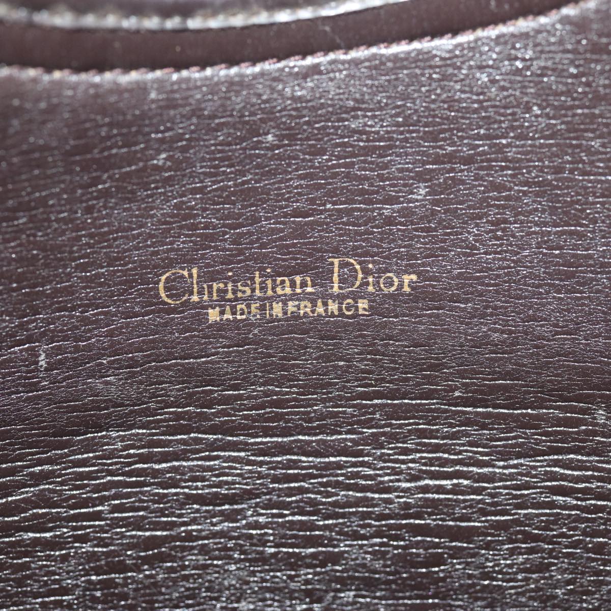 Christian Dior Trotter Canvas Clutch Bag Brown Auth ep4451