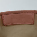 BALENCIAGA Navy Cabas XS Hand Bag Canvas Pink Auth ep4480-10