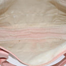 BALENCIAGA Navy Cabas XS Hand Bag Canvas Pink Auth ep4480-11