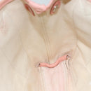 BALENCIAGA Navy Cabas XS Hand Bag Canvas Pink Auth ep4480-18