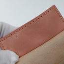 BALENCIAGA Navy Cabas XS Hand Bag Canvas Pink Auth ep4480-12