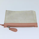BALENCIAGA Navy Cabas XS Hand Bag Canvas Pink Auth ep4480-19