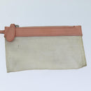 BALENCIAGA Navy Cabas XS Hand Bag Canvas Pink Auth ep4480-20