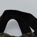 FENDI Zucca Canvas Tote Bag Black Brown Auth ep4488-8