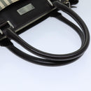 BURBERRY Nova Check Hand Bag Canvas Beige Auth ep4500-7