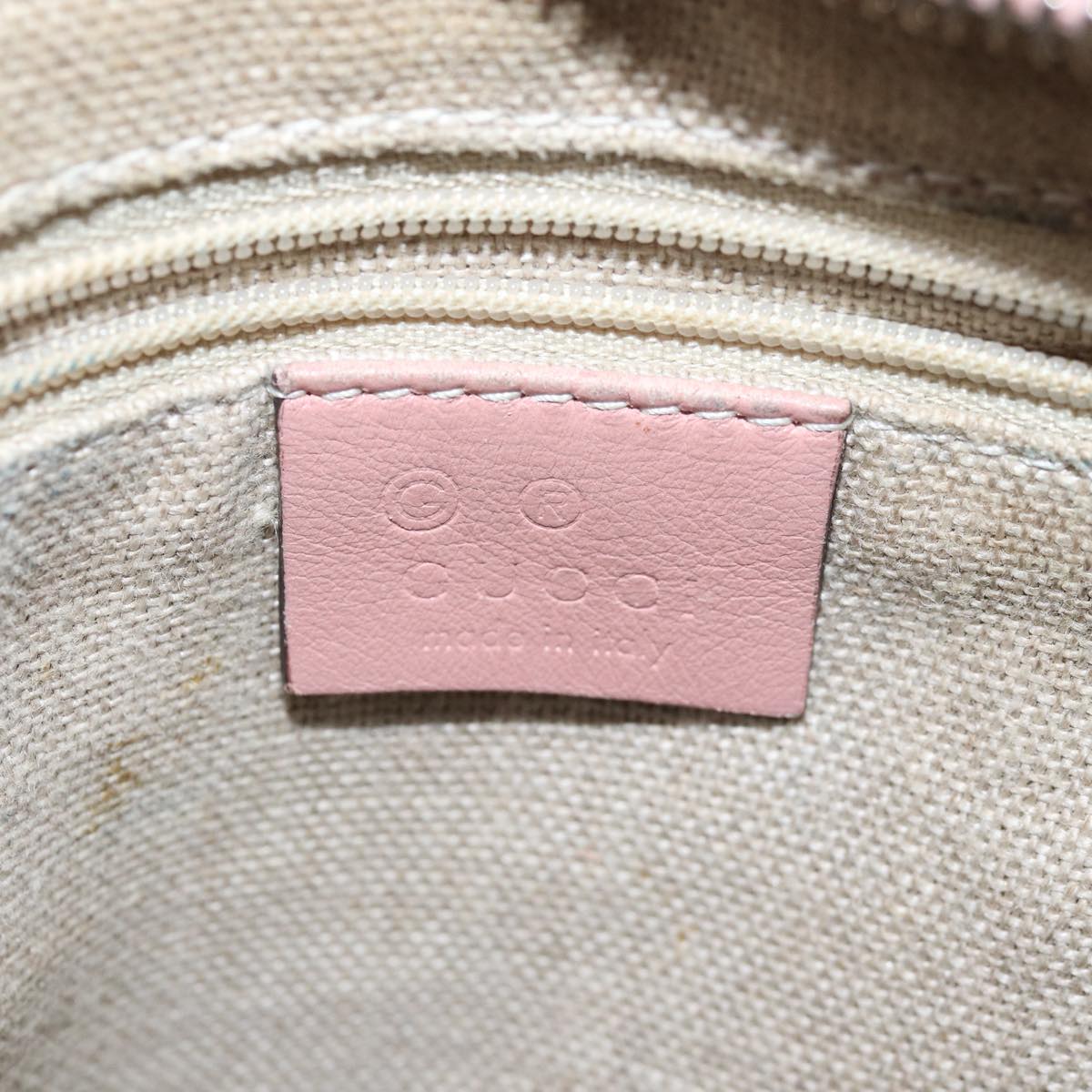 GUCCI Micro GG Canvas Guccissima Hand Bag Outlet 2way Pink 449241 Auth ep4516