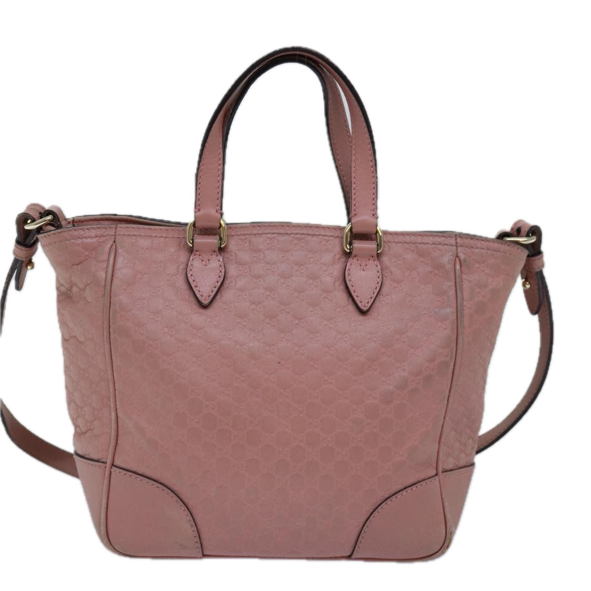 GUCCI Micro GG Canvas Guccissima Hand Bag Outlet 2way Pink 449241 Auth ep4516 - 0