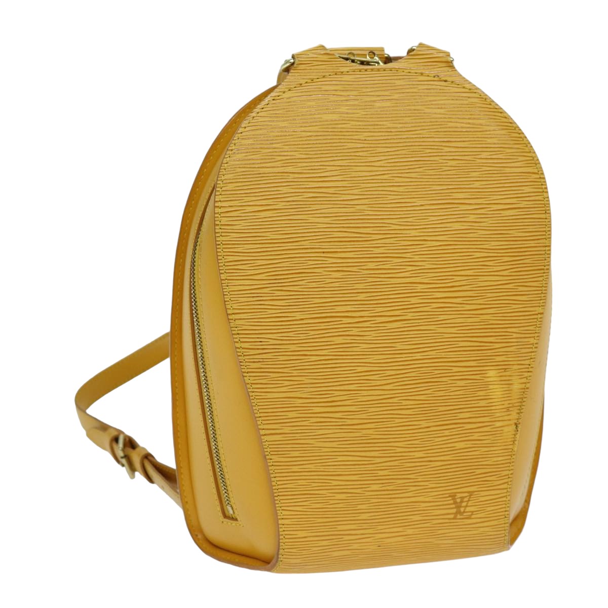 LOUIS VUITTON Epi Mabillon Backpack Yellow M52239 LV Auth ep4521