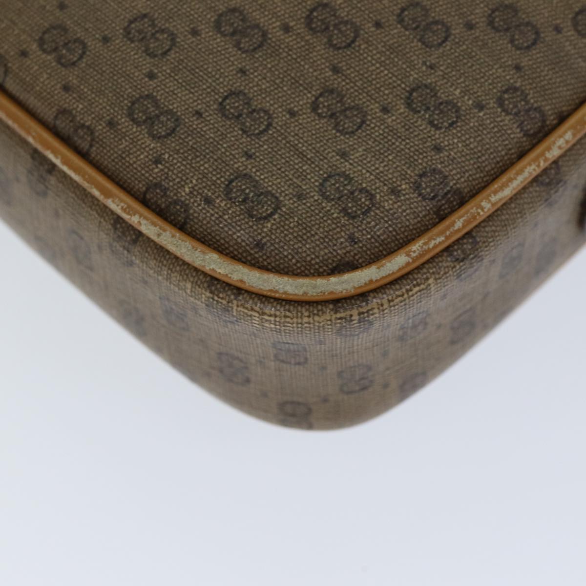 GUCCI Micro GG Canvas Shoulder Bag Beige 007 113 0095 Auth ep4535