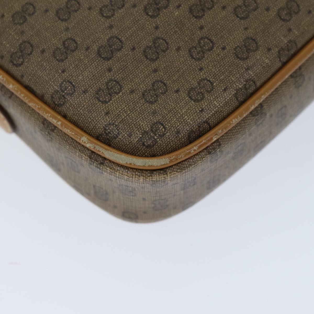 GUCCI Micro GG Canvas Shoulder Bag Beige 007 113 0095 Auth ep4535