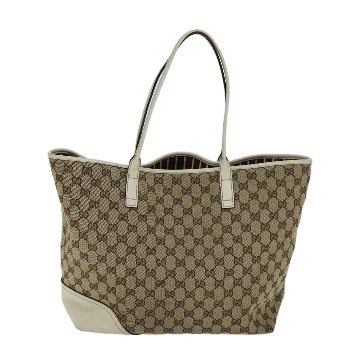 GUCCI GG Canvas Tote Bag Beige 169945 Auth ep4555 - 0