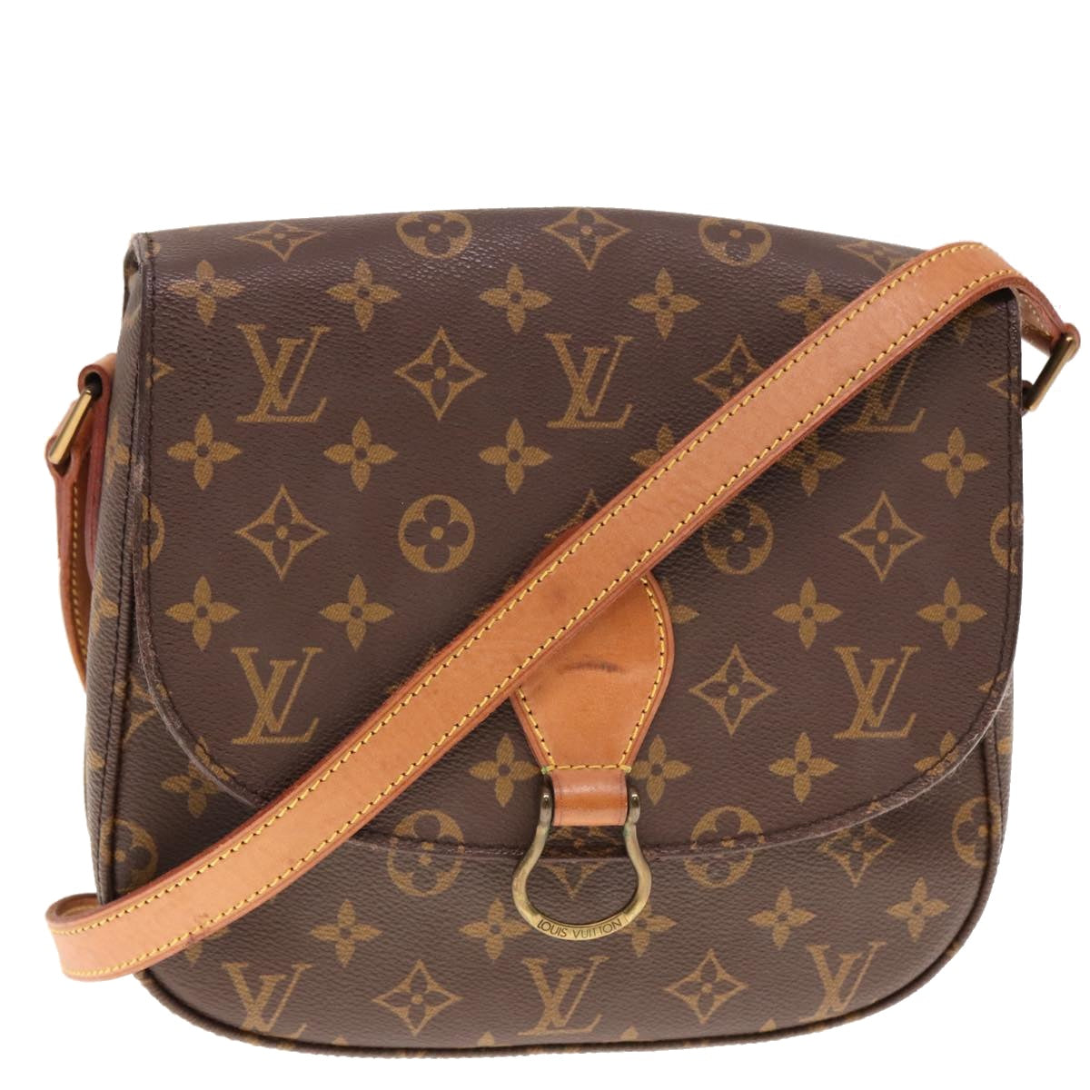 LOUIS VUITTON Monogram Saint Cloud GM Shoulder Bag M51242 LV Auth ep4570