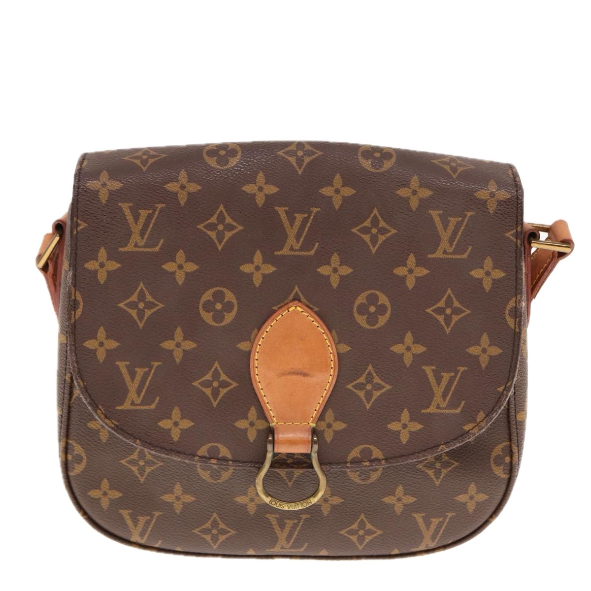 LOUIS VUITTON Monogram Saint Cloud GM Shoulder Bag M51242 LV Auth ep4570