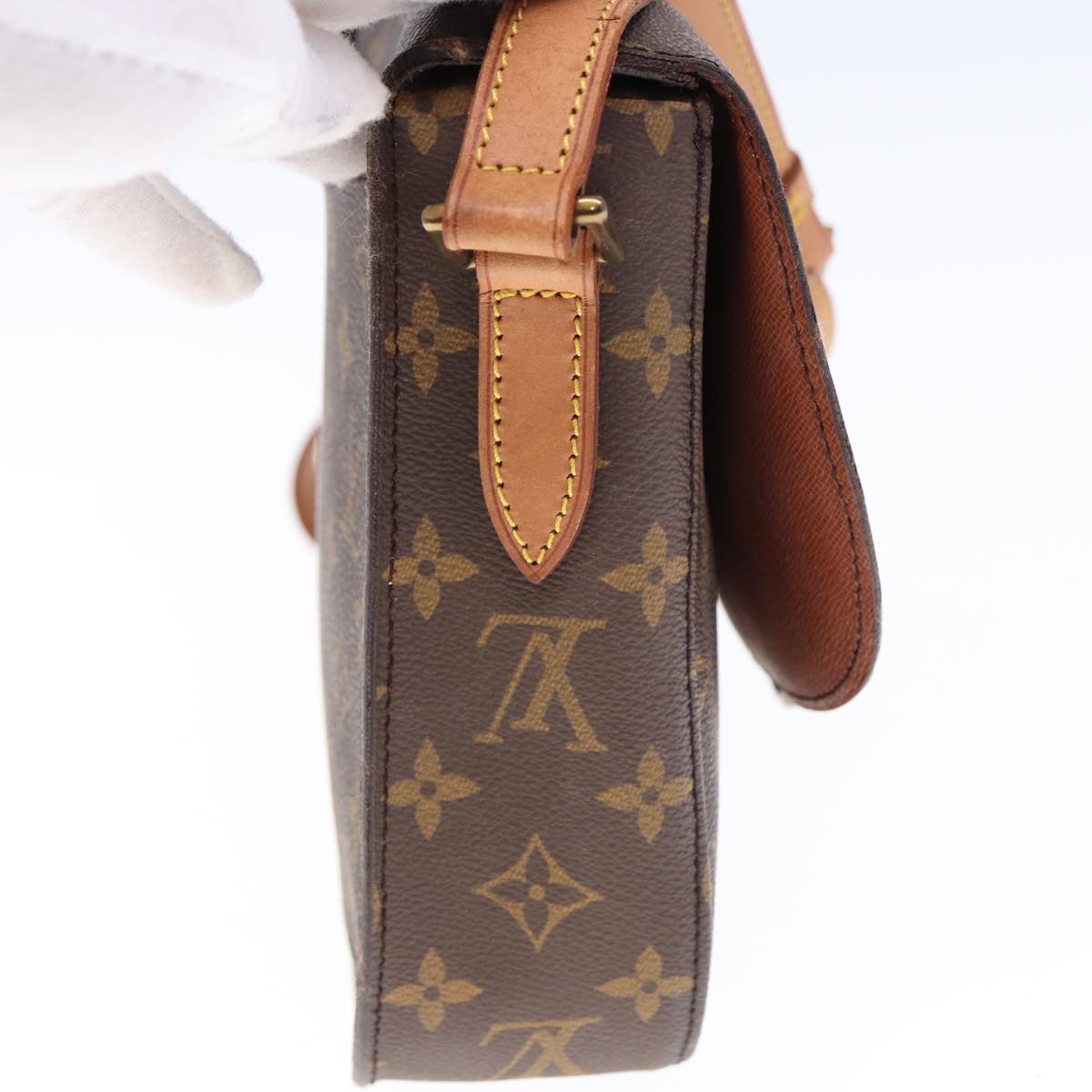 LOUIS VUITTON Monogram Saint Cloud GM Shoulder Bag M51242 LV Auth ep4570