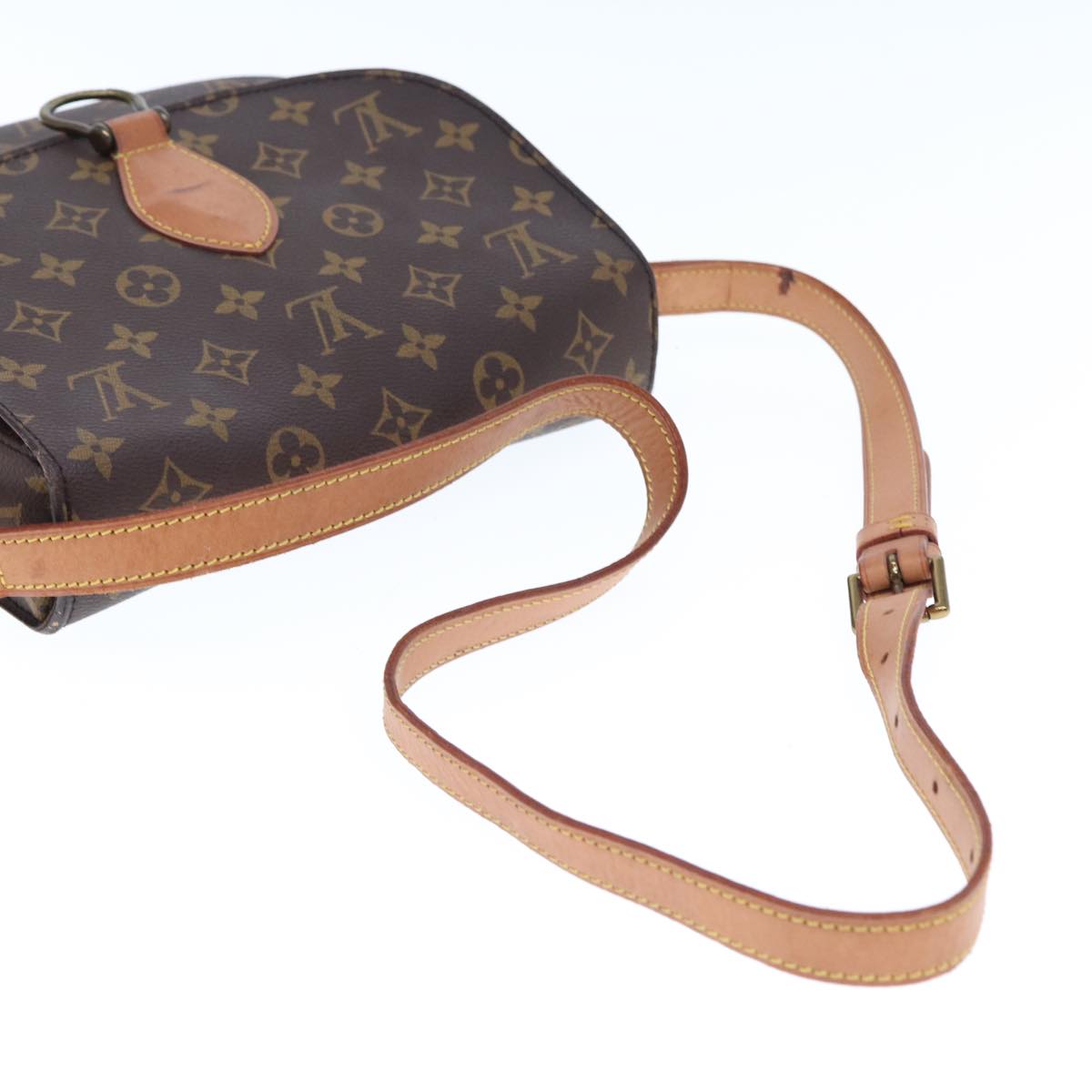 LOUIS VUITTON Monogram Saint Cloud GM Shoulder Bag M51242 LV Auth ep4570