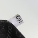 PRADA Shoulder Bag Leather Silver Auth ep4586-12