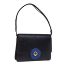 LOUIS VUITTON Epi Bicolor Free Run Shoulder Bag Black Blue M52415 LV Auth ep4598-1