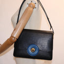 LOUIS VUITTON Epi Bicolor Free Run Shoulder Bag Black Blue M52415 LV Auth ep4598-25