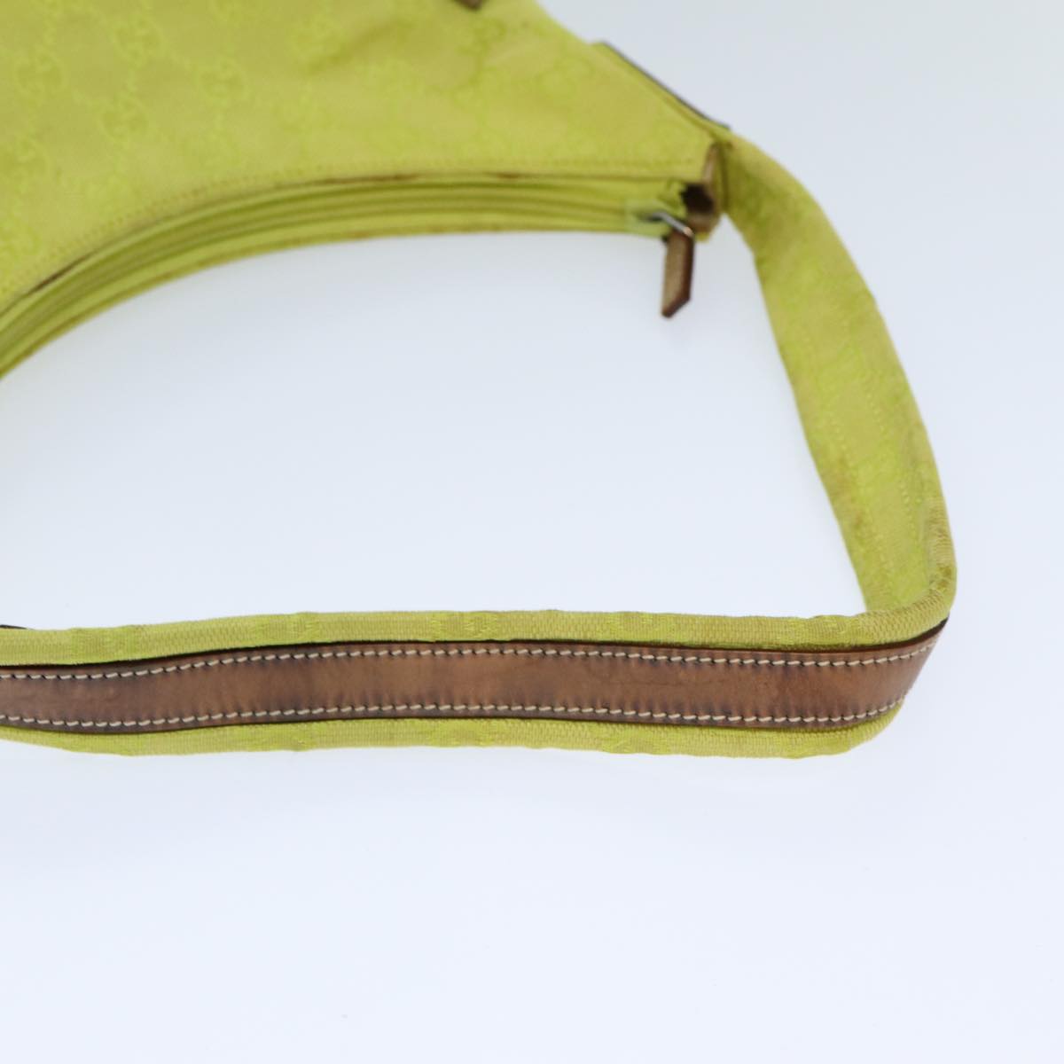 GUCCI GG Canvas Shoulder Bag Yellow 001 3386 1705 Auth ep4612