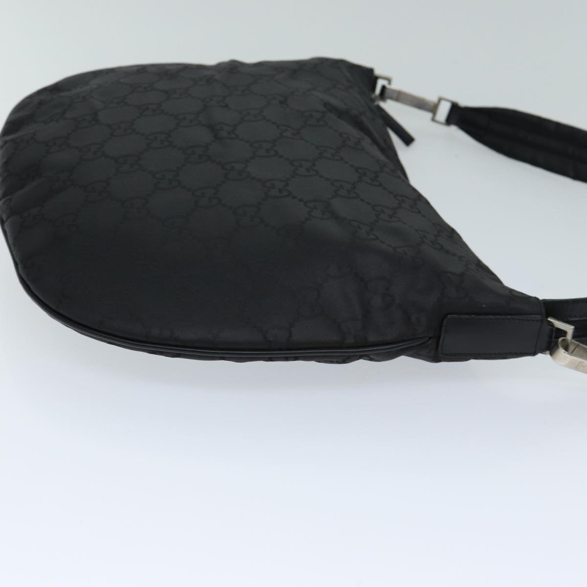 GUCCI GG Canvas Shoulder Bag Outlet Black Auth ep4618