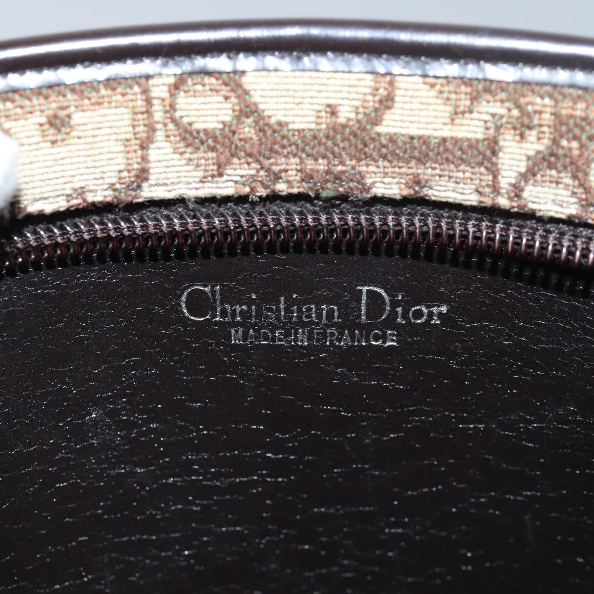 Christian Dior Trotter Canvas Shoulder Bag Brown Auth ep4623