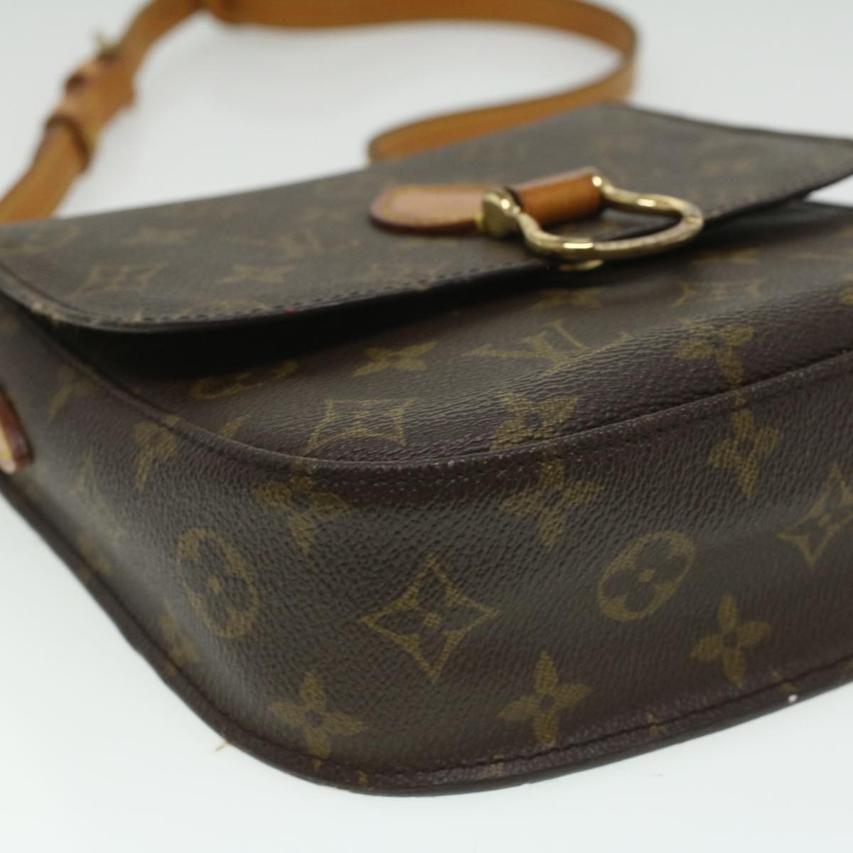 LOUIS VUITTON Monogram Saint Cloud MM Shoulder Bag M51243 LV Auth ep465