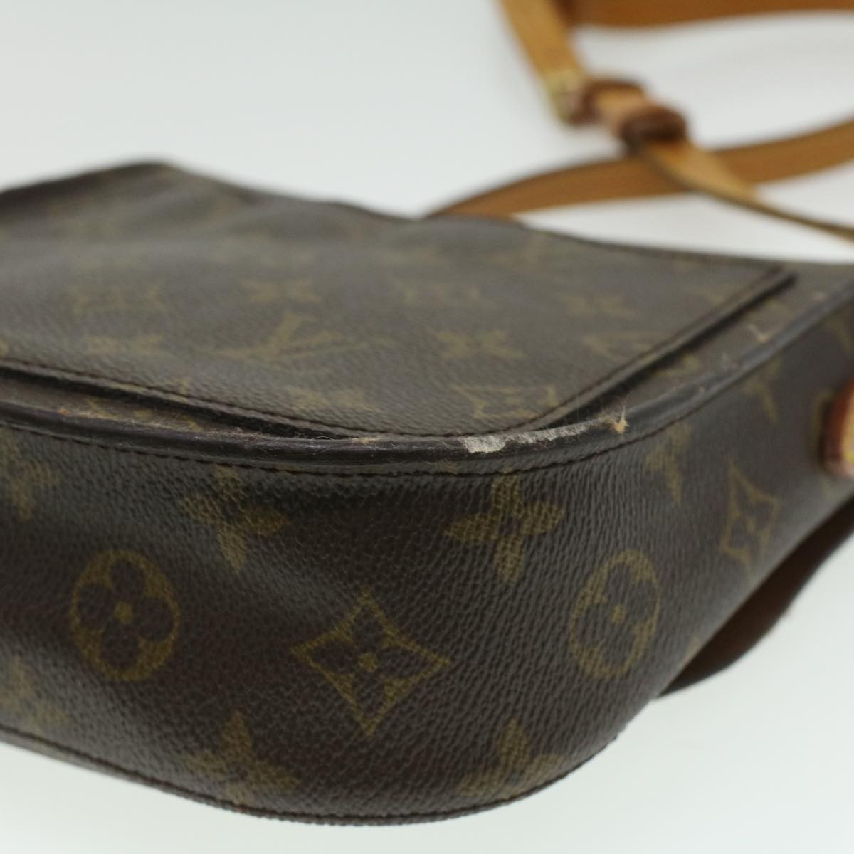 LOUIS VUITTON Monogram Saint Cloud MM Shoulder Bag M51243 LV Auth ep465