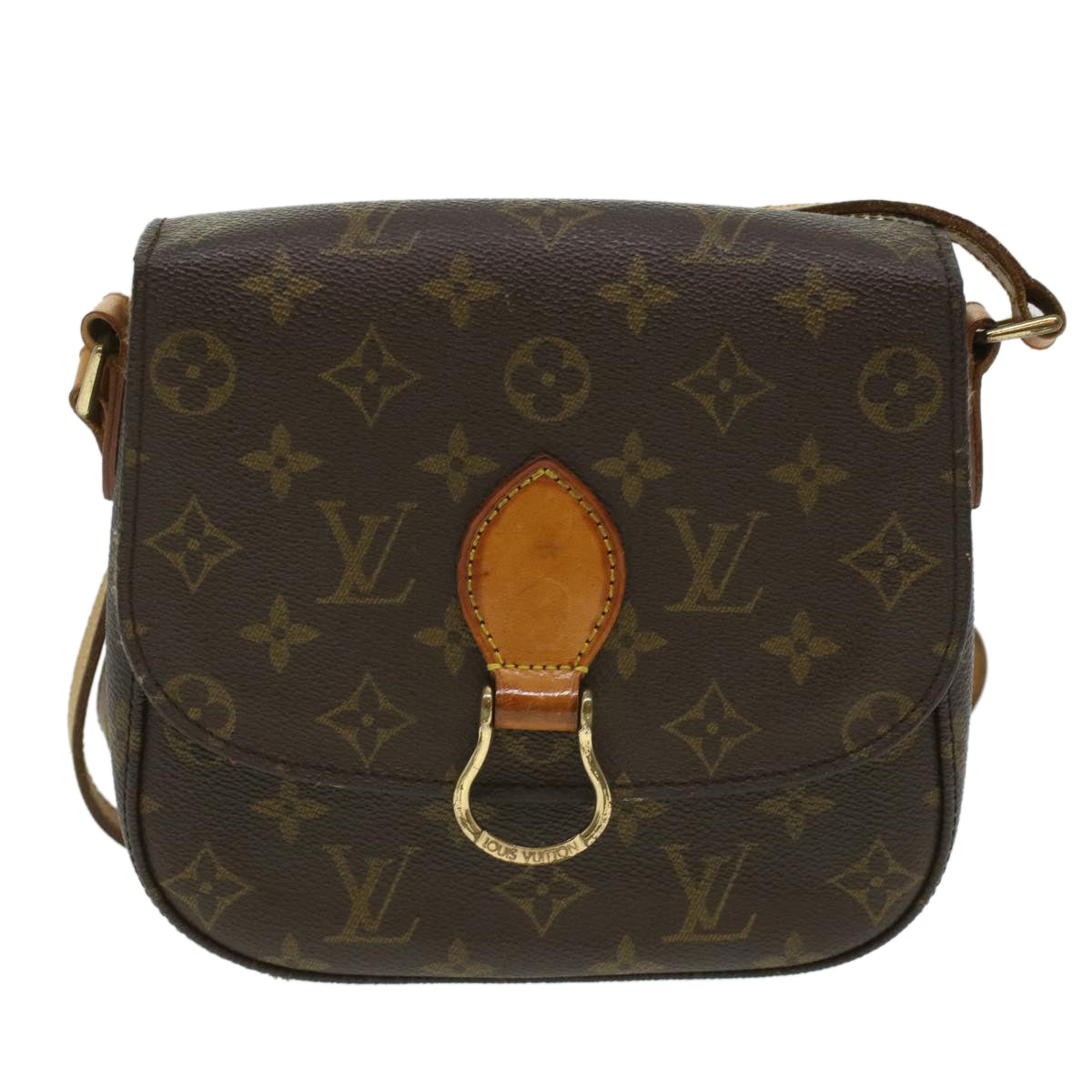 LOUIS VUITTON Monogram Saint Cloud MM Shoulder Bag M51243 LV Auth ep465