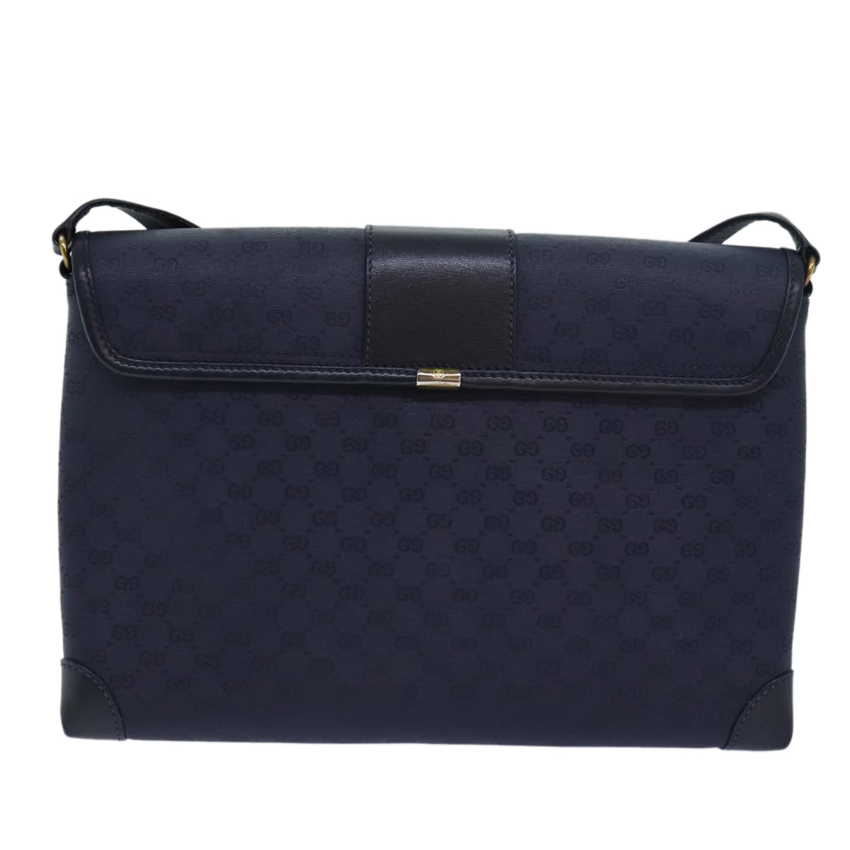 GUCCI Micro GG Supreme Shoulder Bag Navy 001 14 5364 Auth ep4687 - 0