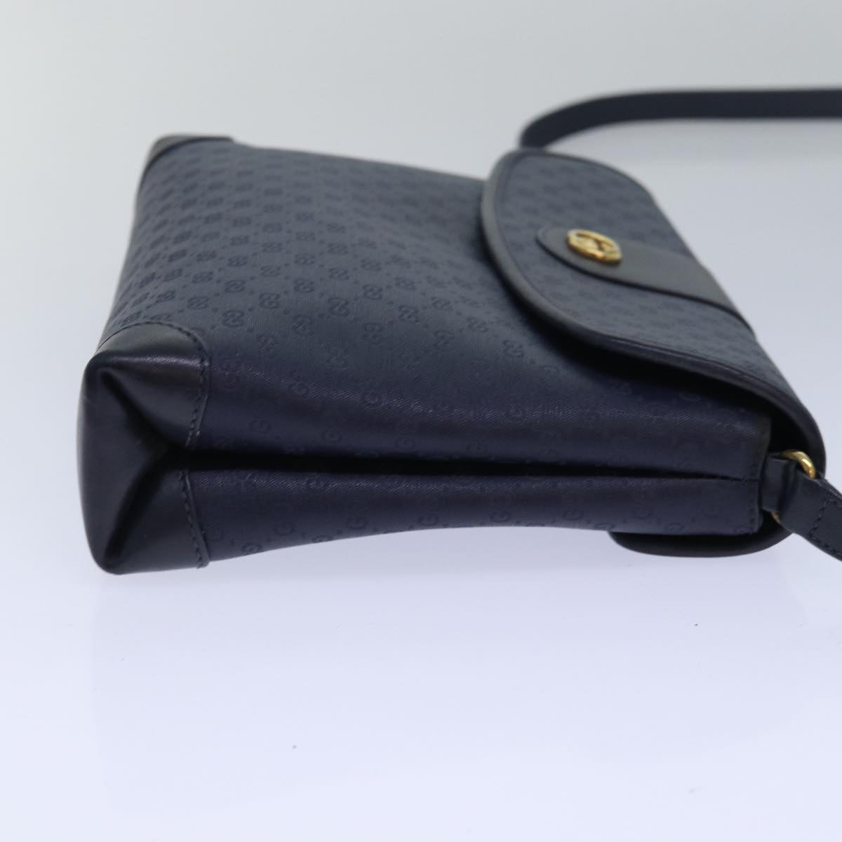 GUCCI Micro GG Supreme Shoulder Bag Navy 001 14 5364 Auth ep4687