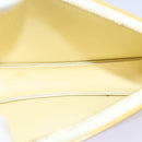 LOUIS VUITTON Vernis Lexington Accessory Pouch Lime Yellow M91058 LV Auth ep4712-11
