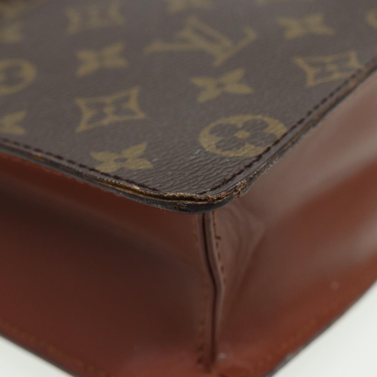 LOUIS VUITTON Monogram Porte Documents Bandouliere Bag M53338 LV Auth ep4714