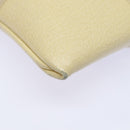 PRADA Hand Bag Canvas Beige Auth ep4722-15